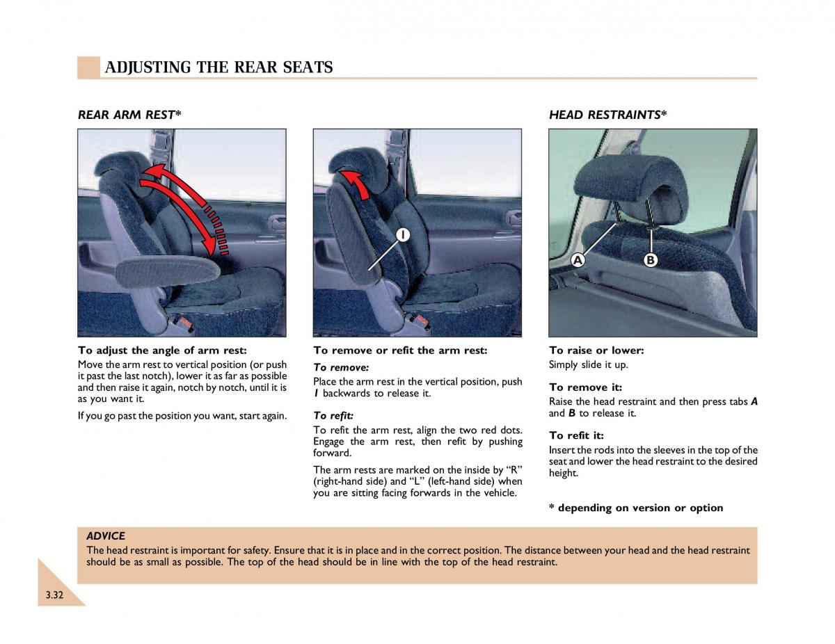 Renault Espace III 3 owners manual / page 99