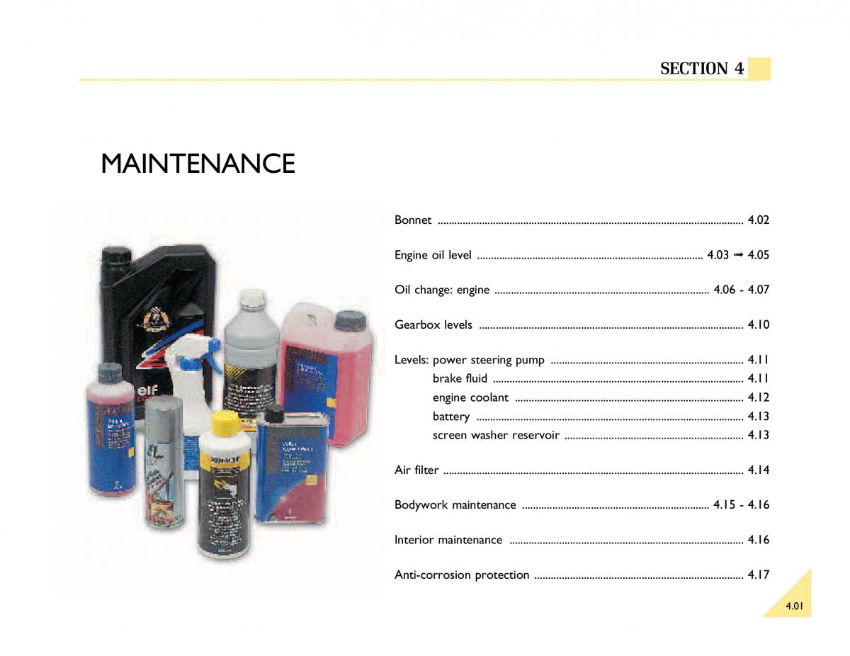 Renault Espace III 3 owners manual / page 114