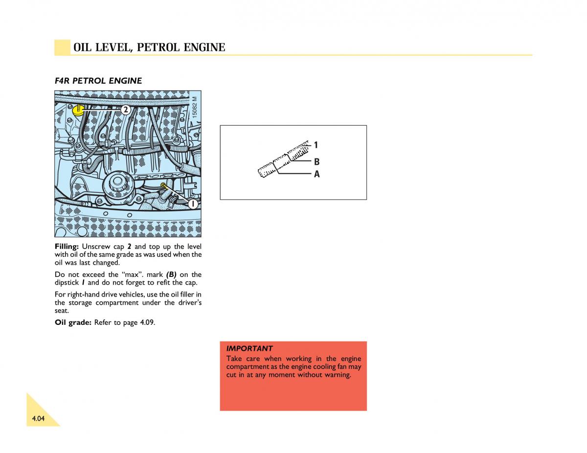 Renault Espace III 3 owners manual / page 117