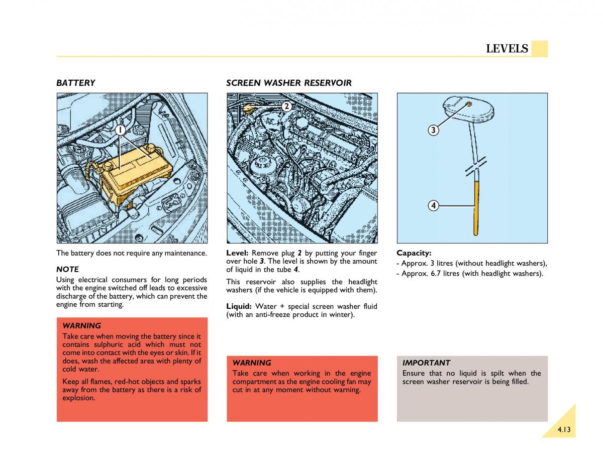 Renault Espace III 3 owners manual / page 126