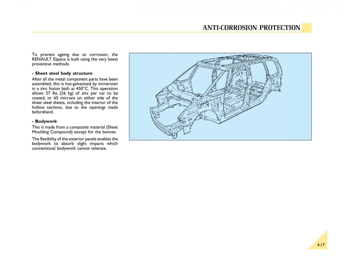 Renault Espace III 3 owners manual / page 130