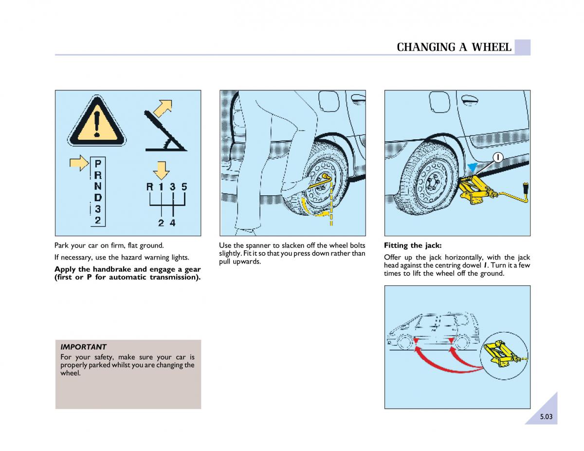 Renault Espace III 3 owners manual / page 134