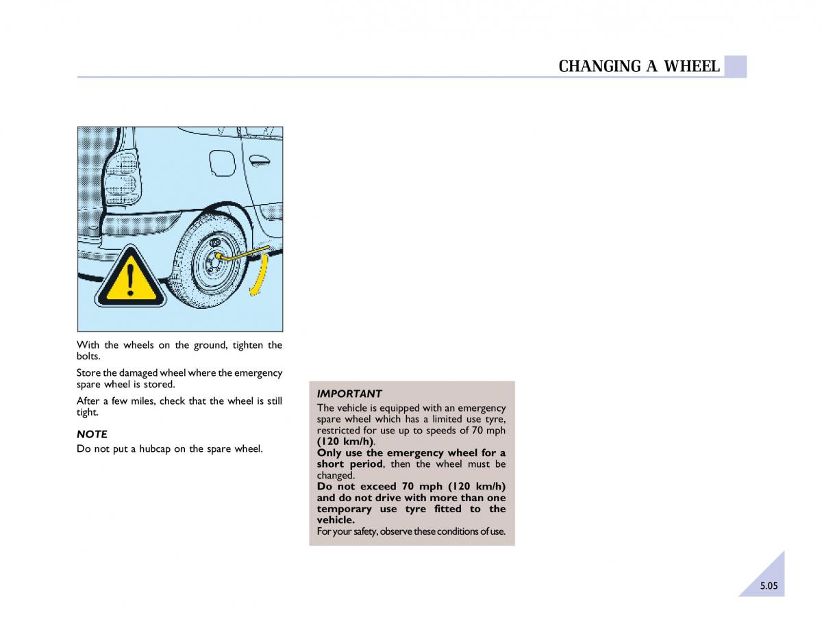 Renault Espace III 3 owners manual / page 136