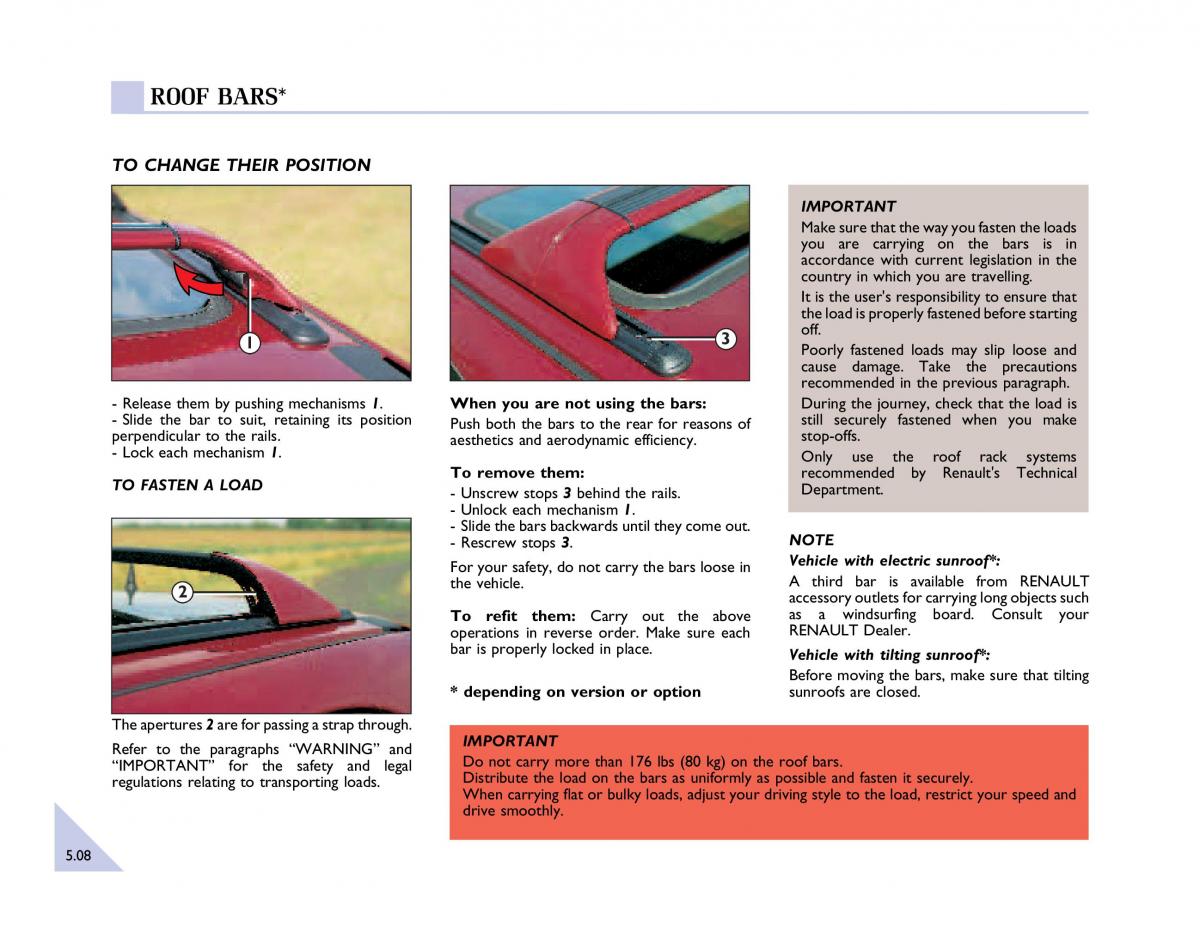 Renault Espace III 3 owners manual / page 139