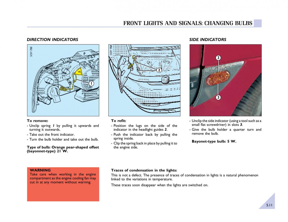 Renault Espace III 3 owners manual / page 142