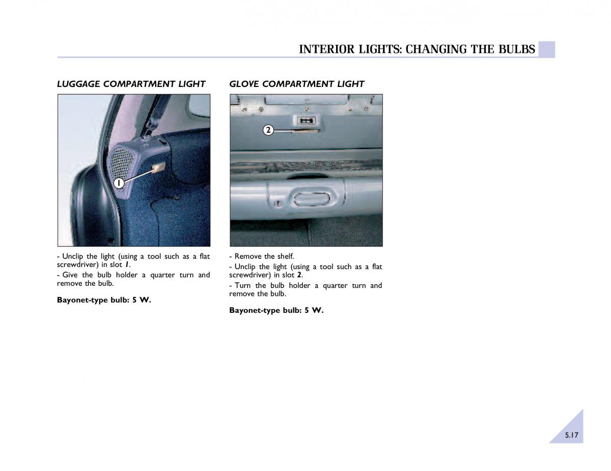 Renault Espace III 3 owners manual / page 148