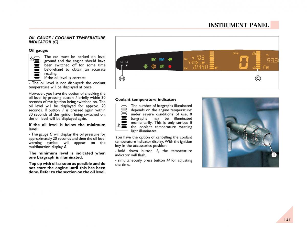 Renault Espace III 3 owners manual / page 42