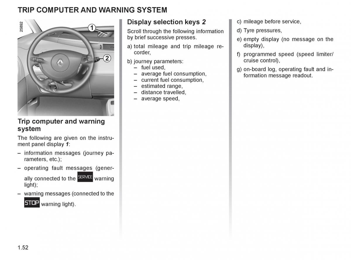 Renault Espace IV 4 owners manual / page 61