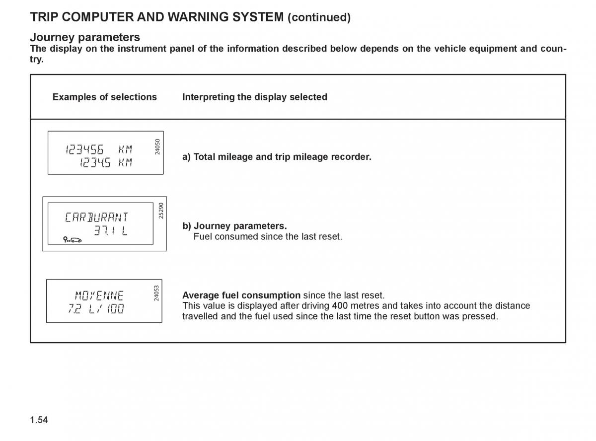 Renault Espace IV 4 owners manual / page 63