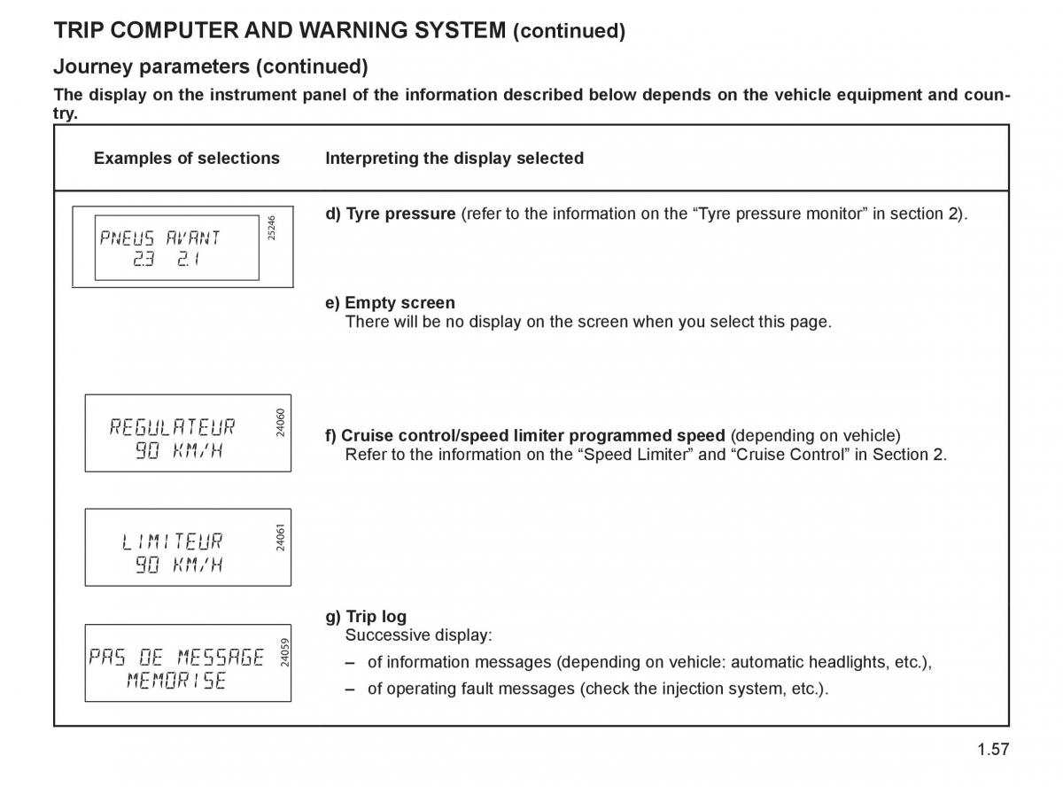 Renault Espace IV 4 owners manual / page 66