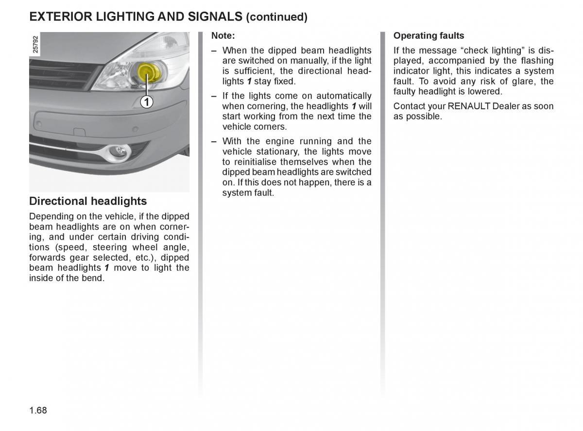 Renault Espace IV 4 owners manual / page 77