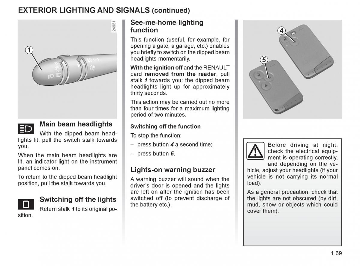 Renault Espace IV 4 owners manual / page 78