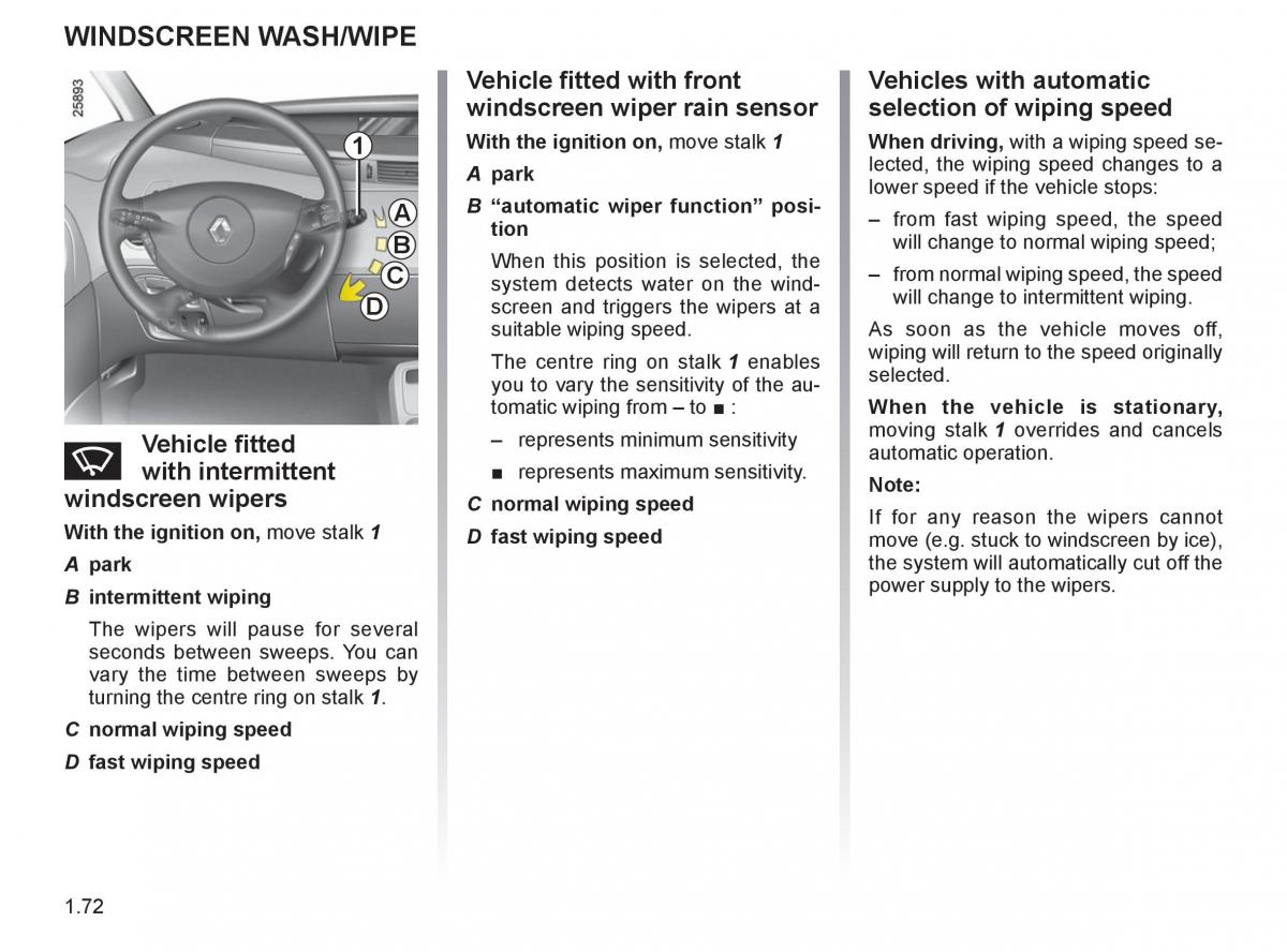 Renault Espace IV 4 owners manual / page 81