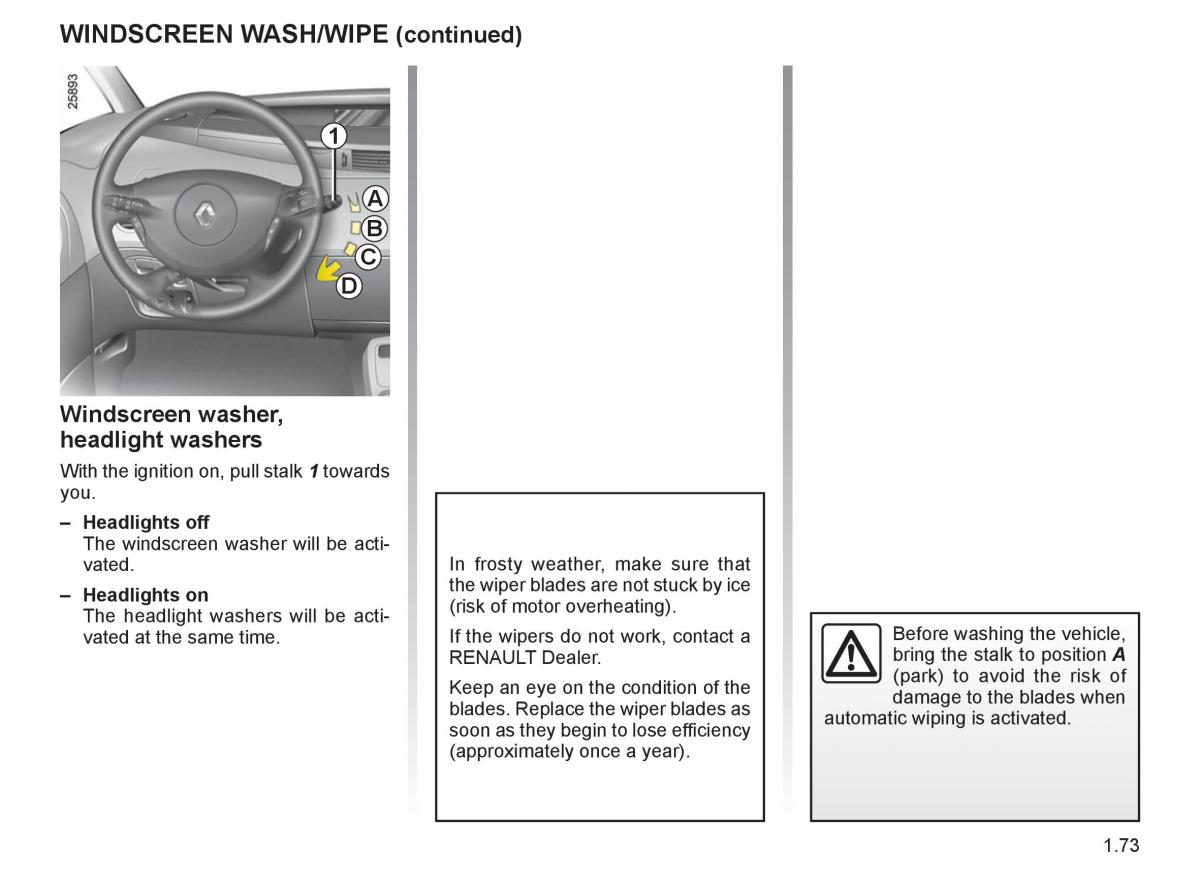 Renault Espace IV 4 owners manual / page 82