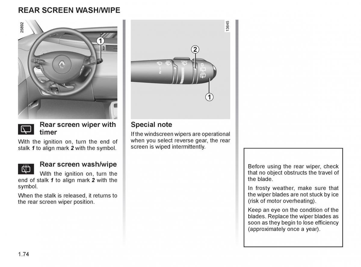 Renault Espace IV 4 owners manual / page 83