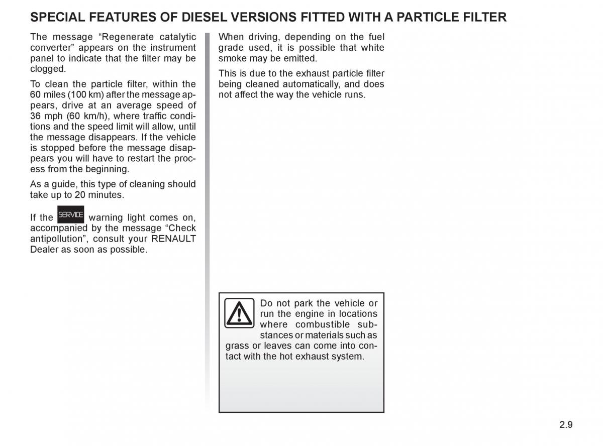 Renault Espace IV 4 owners manual / page 94