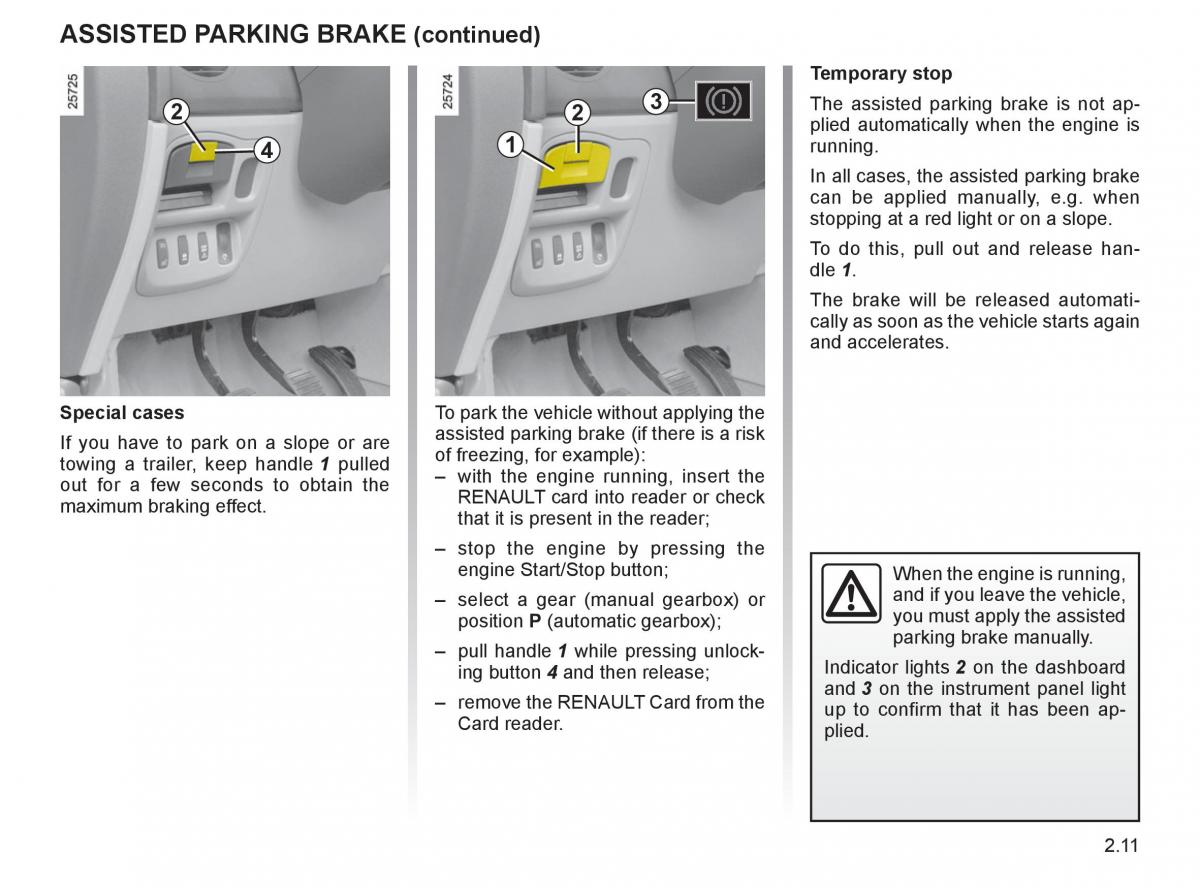 Renault Espace IV 4 owners manual / page 96