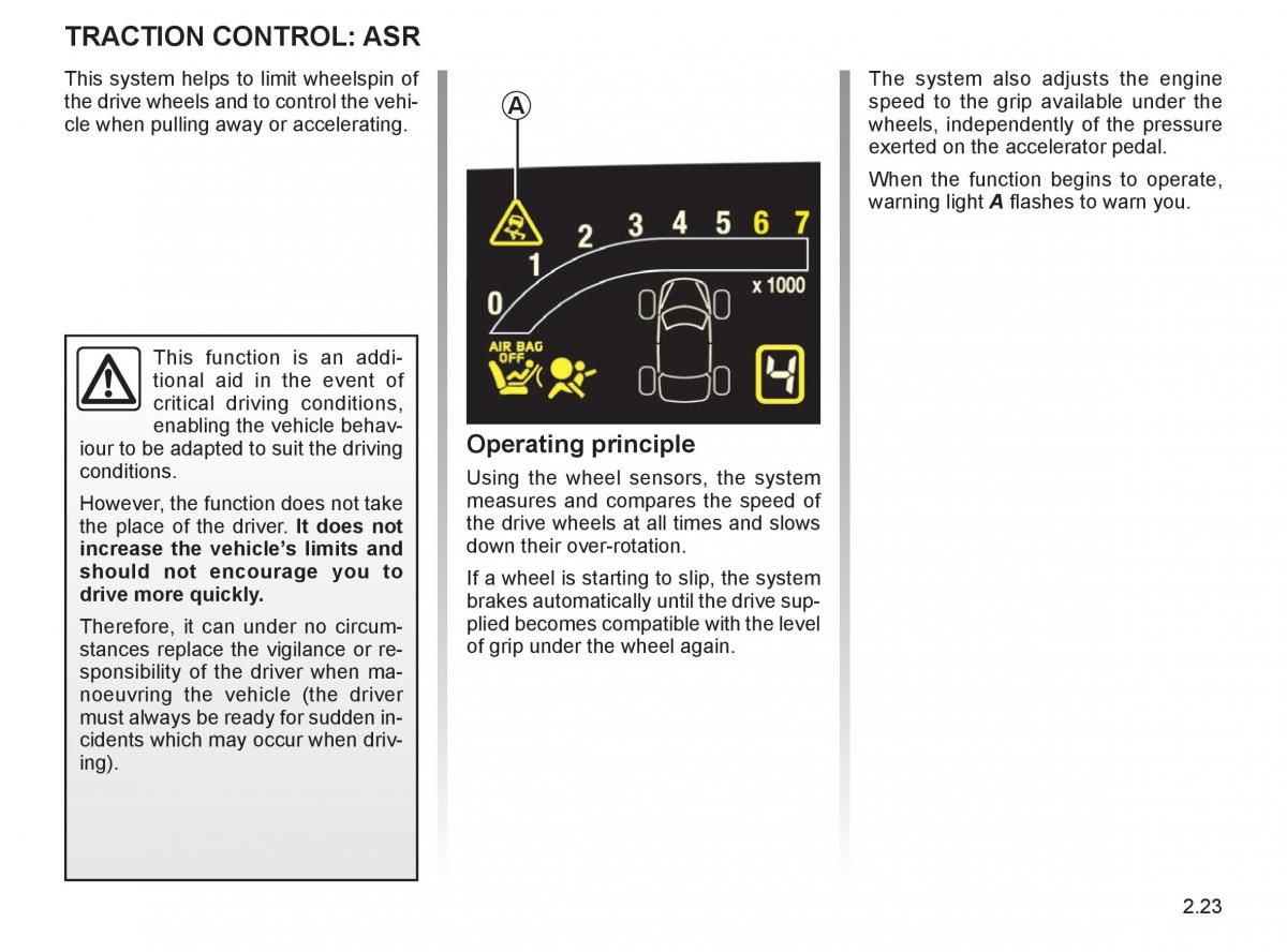 Renault Espace IV 4 owners manual / page 108