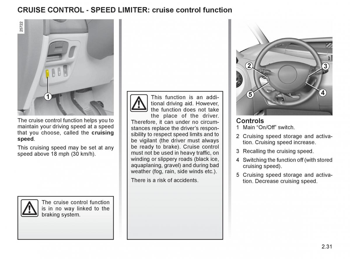 Renault Espace IV 4 owners manual / page 116