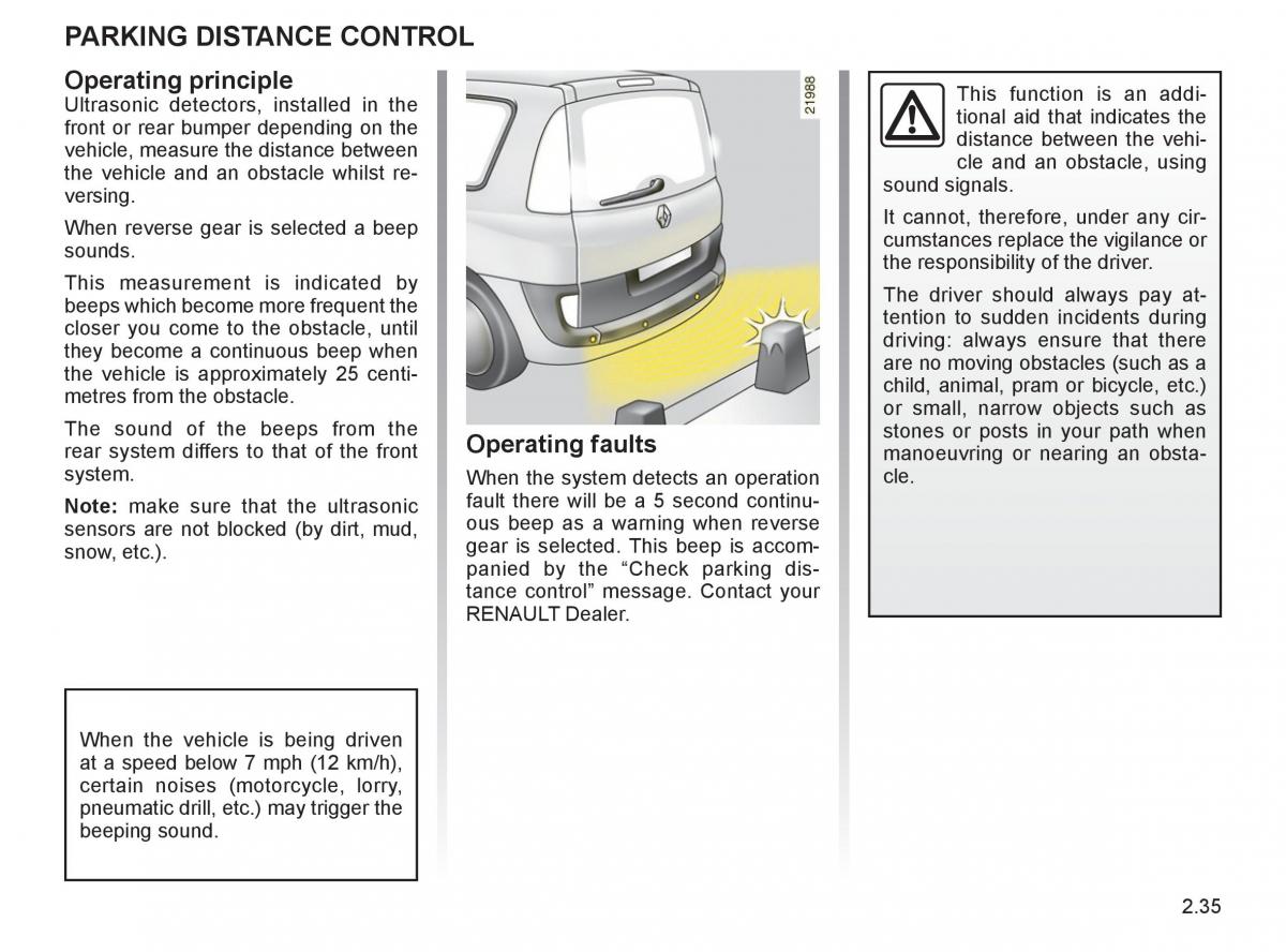 Renault Espace IV 4 owners manual / page 120