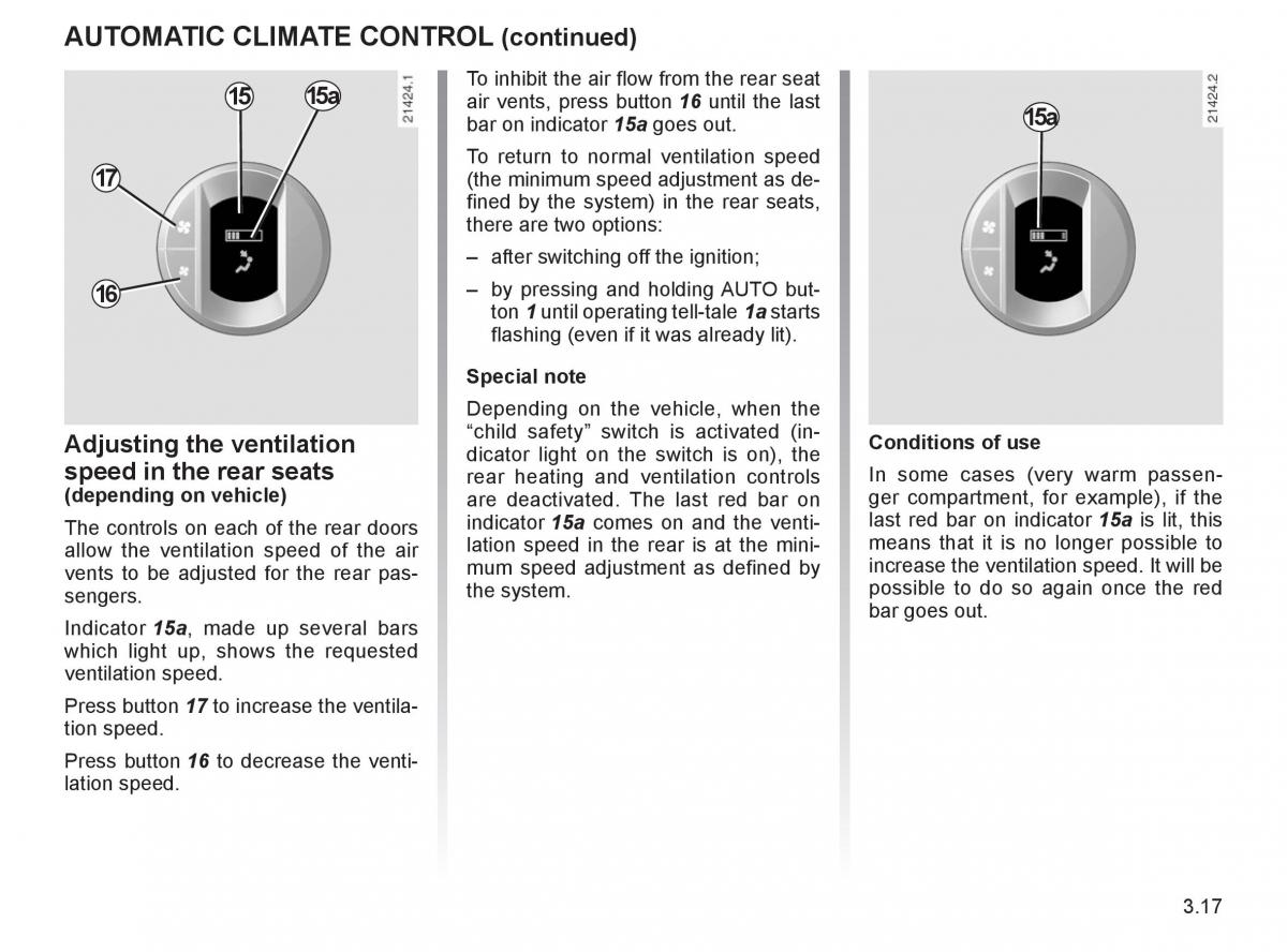 Renault Espace IV 4 owners manual / page 144