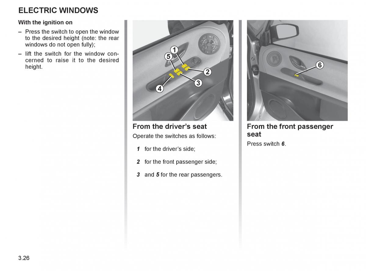 Renault Espace IV 4 owners manual / page 153