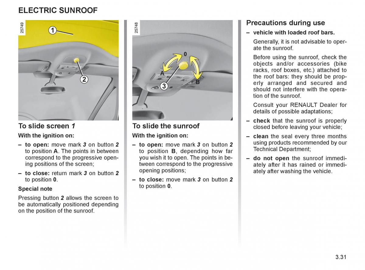 Renault Espace IV 4 owners manual / page 158