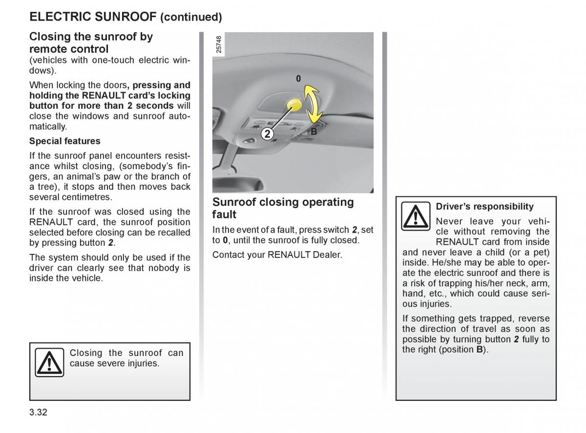 Renault Espace IV 4 owners manual / page 159