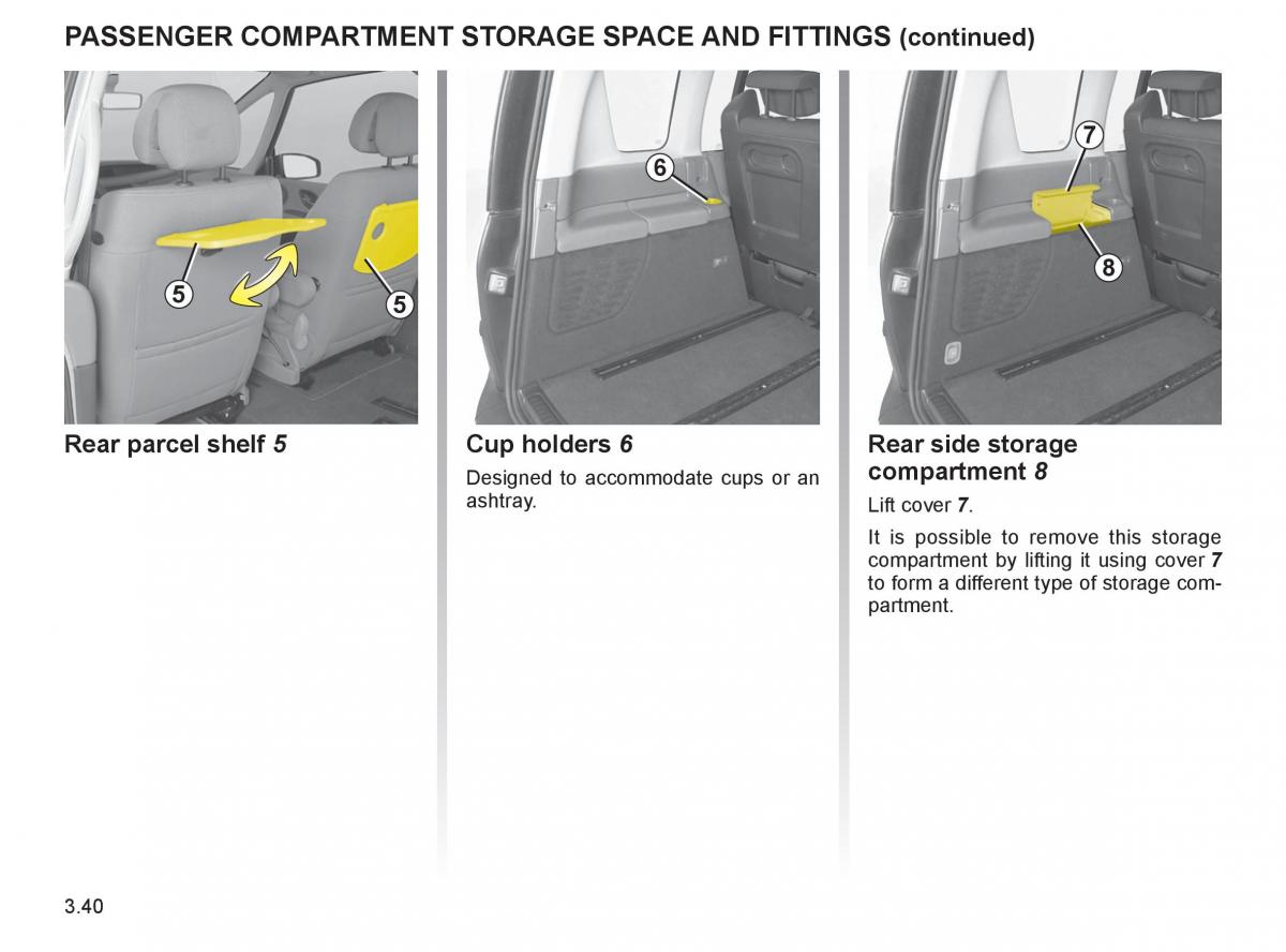 Renault Espace IV 4 owners manual / page 167