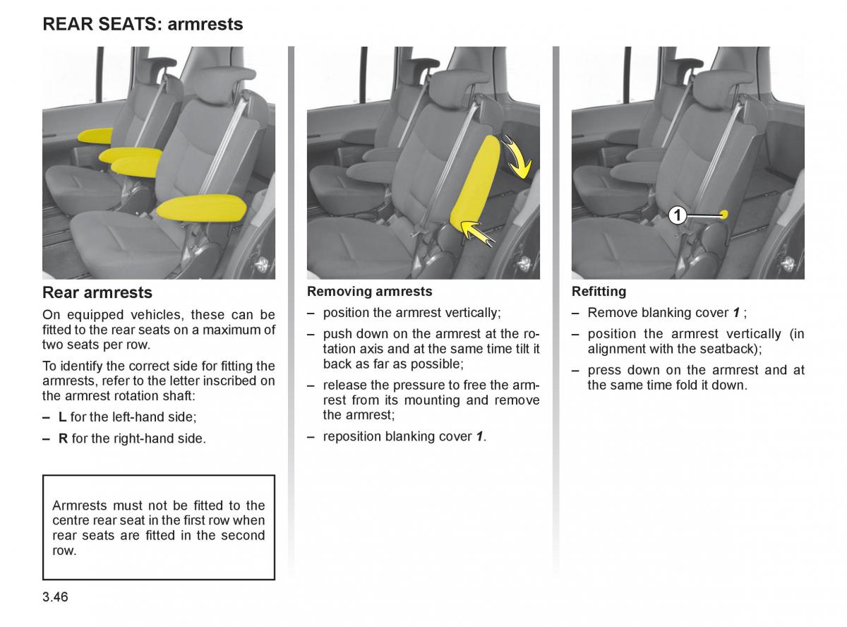 Renault Espace IV 4 owners manual / page 173