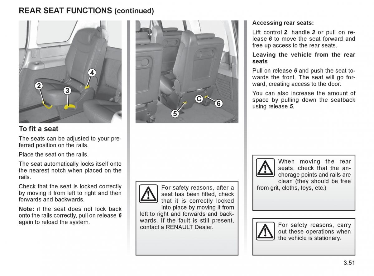 Renault Espace IV 4 owners manual / page 178