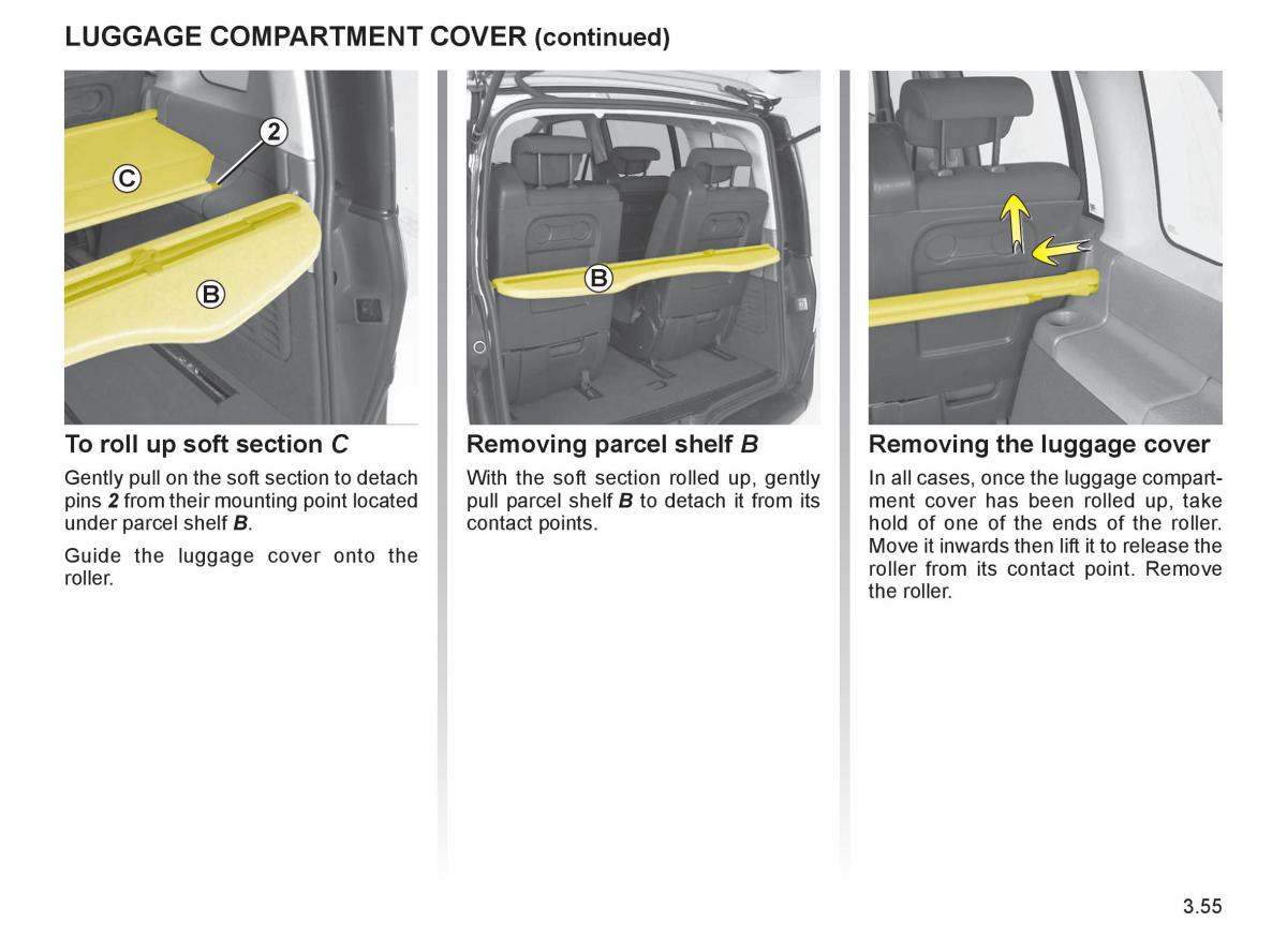 Renault Espace IV 4 owners manual / page 182