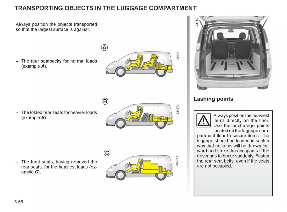 Renault Espace IV 4 owners manual / page 183