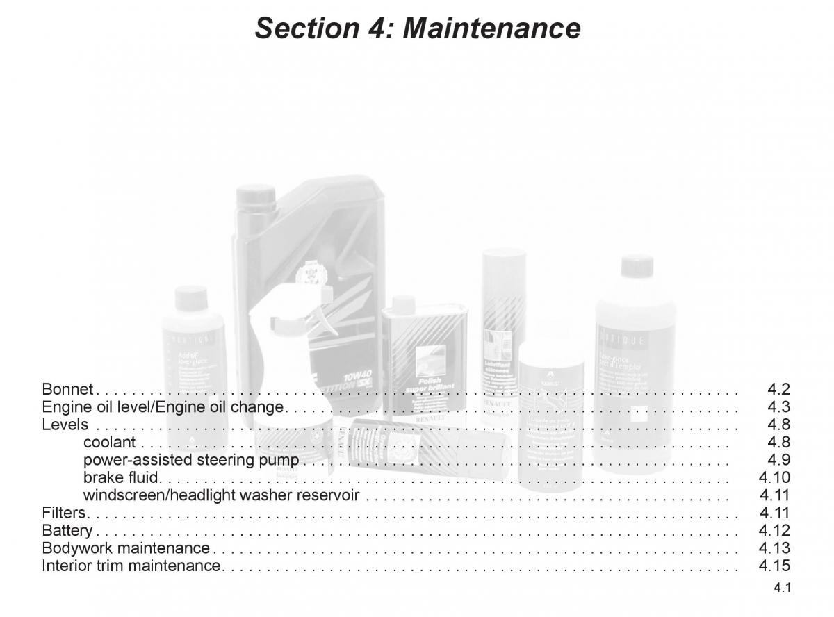 Renault Espace IV 4 owners manual / page 188