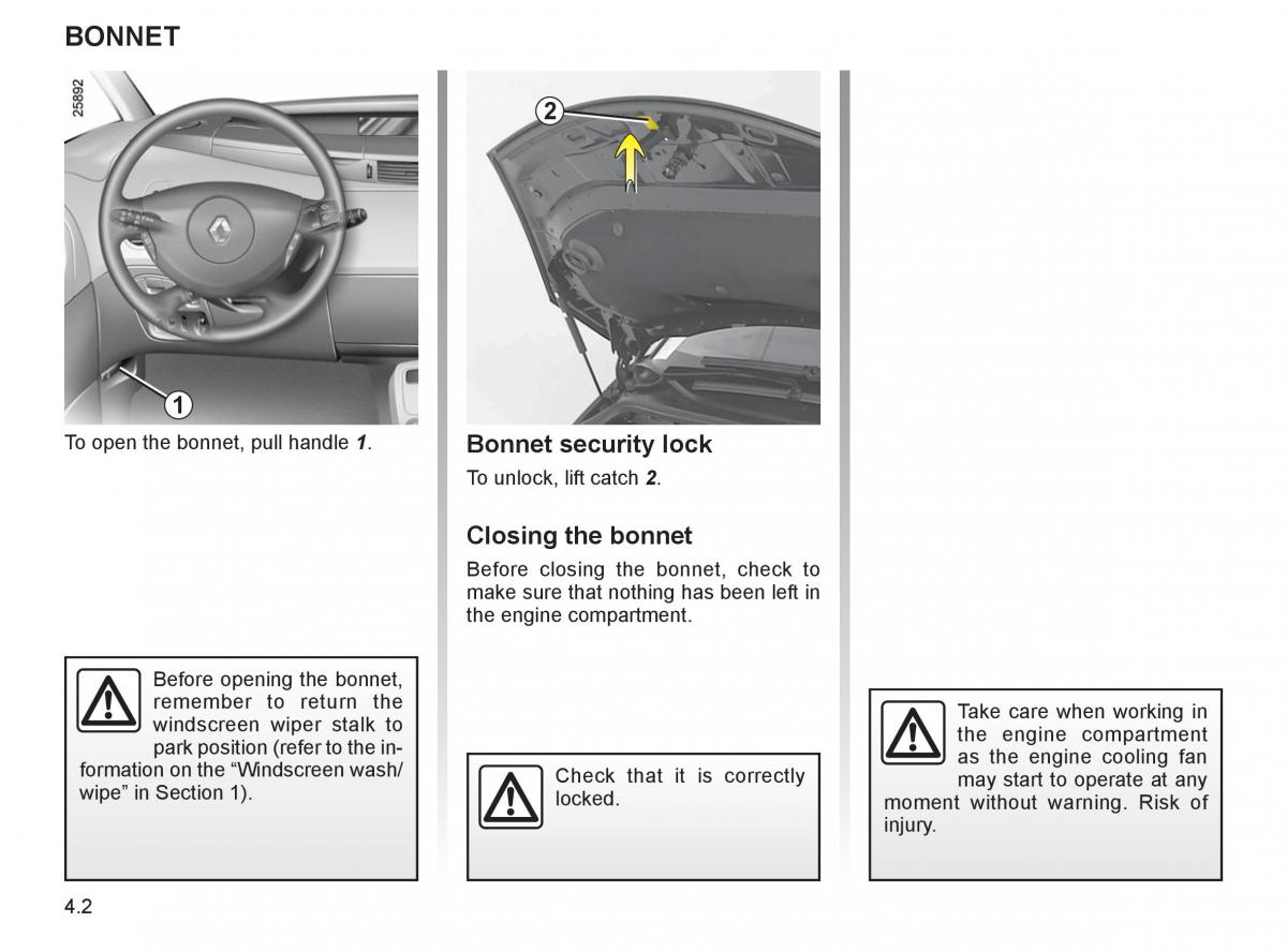 Renault Espace IV 4 owners manual / page 189