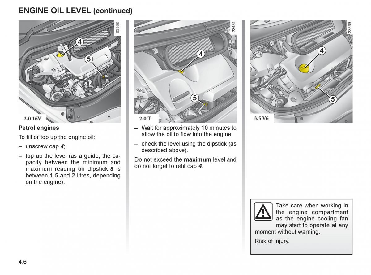 Renault Espace IV 4 owners manual / page 193