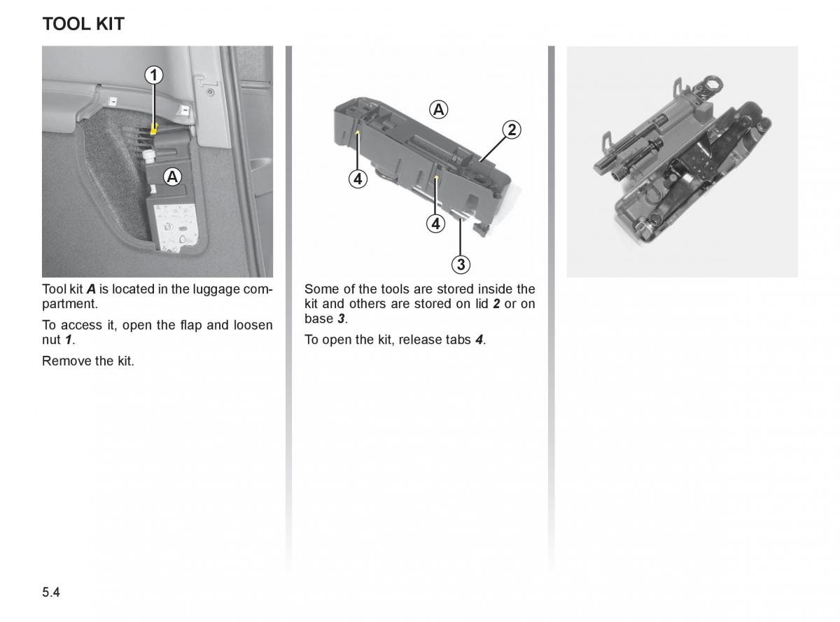 Renault Espace IV 4 owners manual / page 207