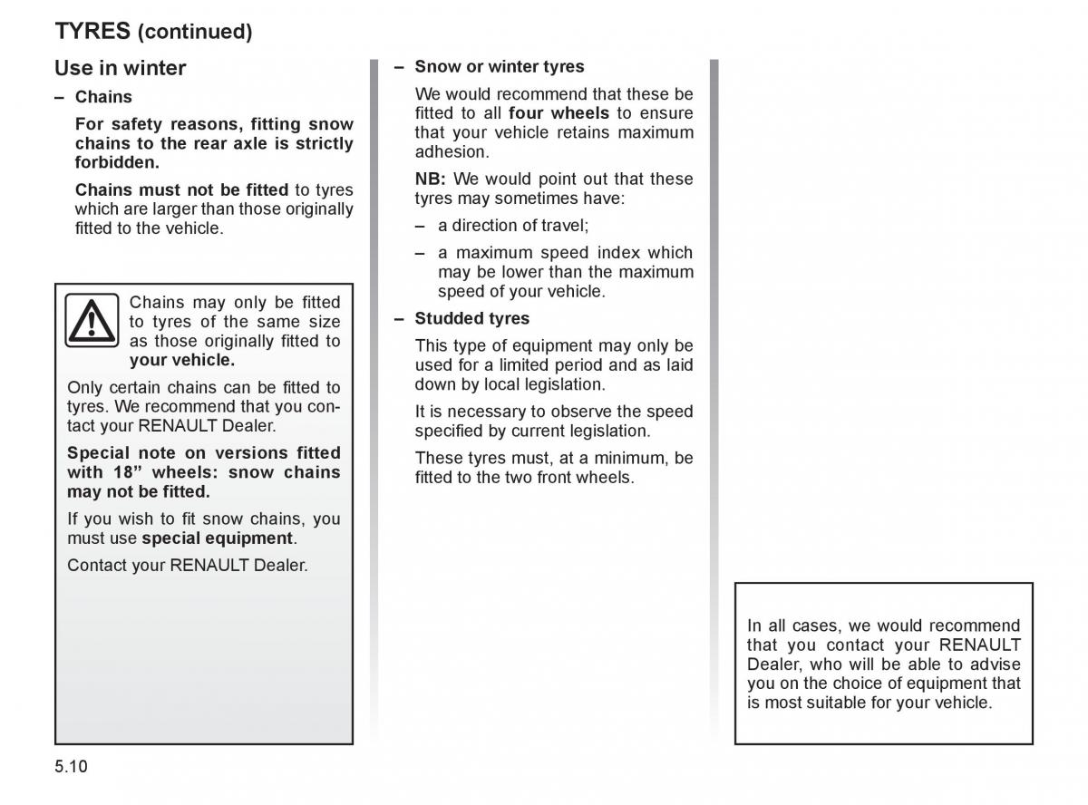 Renault Espace IV 4 owners manual / page 213