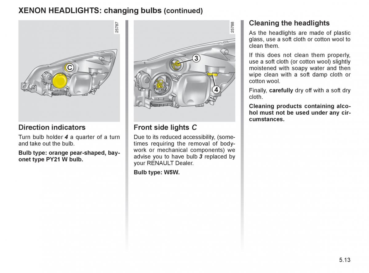 Renault Espace IV 4 owners manual / page 216