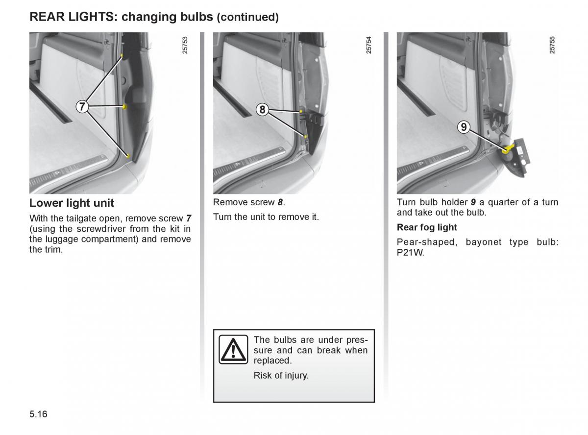 Renault Espace IV 4 owners manual / page 219