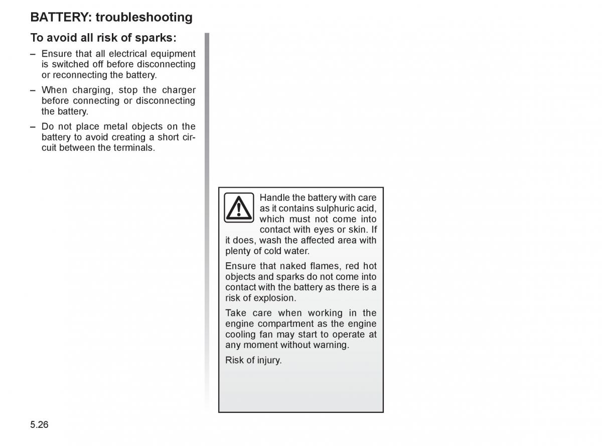 Renault Espace IV 4 owners manual / page 229