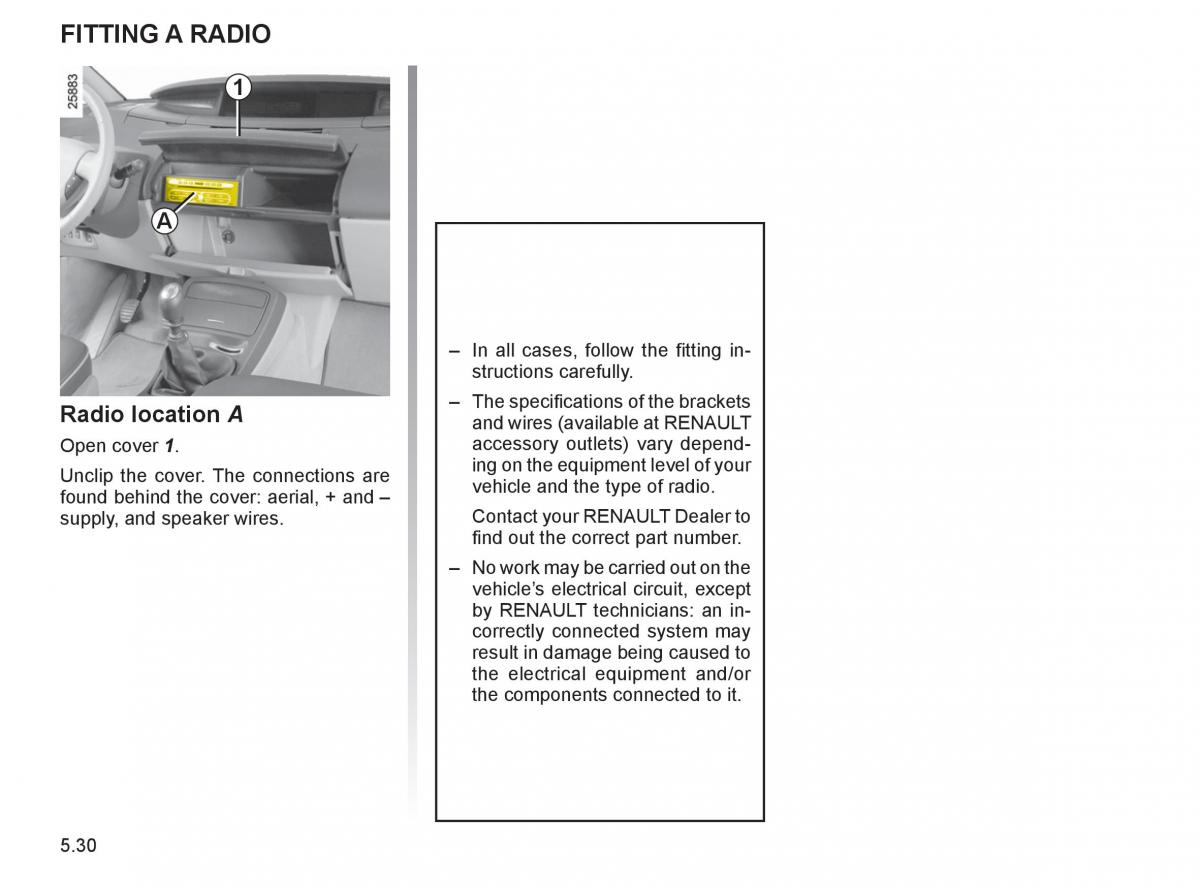 Renault Espace IV 4 owners manual / page 233