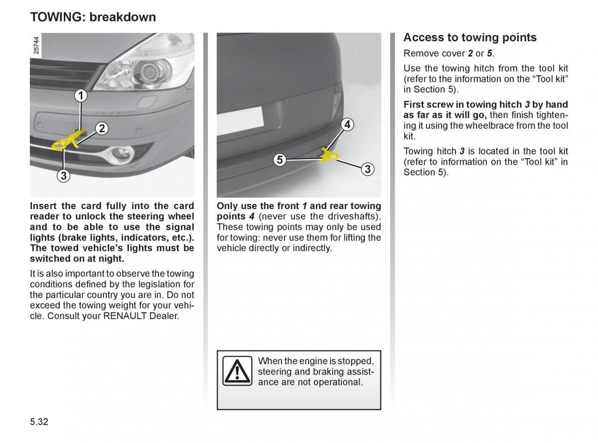 Renault Espace IV 4 owners manual / page 235