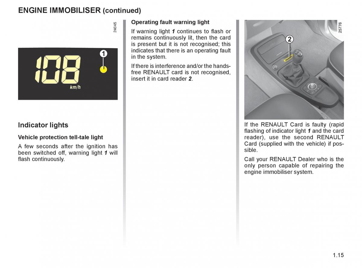 Renault Espace IV 4 owners manual / page 24