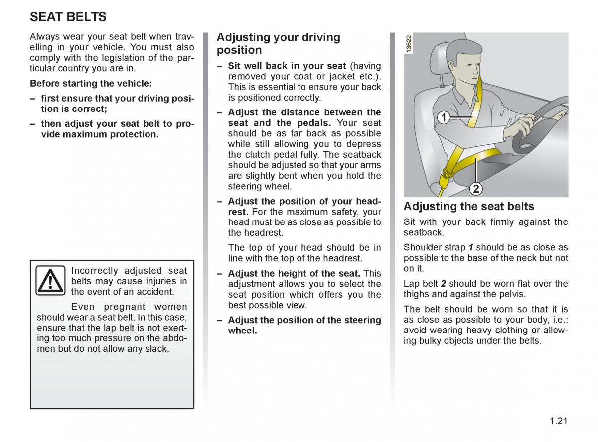 Renault Espace IV 4 owners manual / page 30