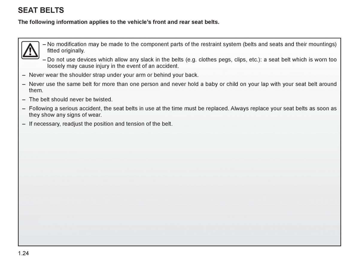 Renault Espace IV 4 owners manual / page 33