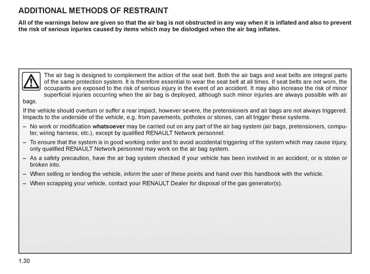 Renault Espace IV 4 owners manual / page 39