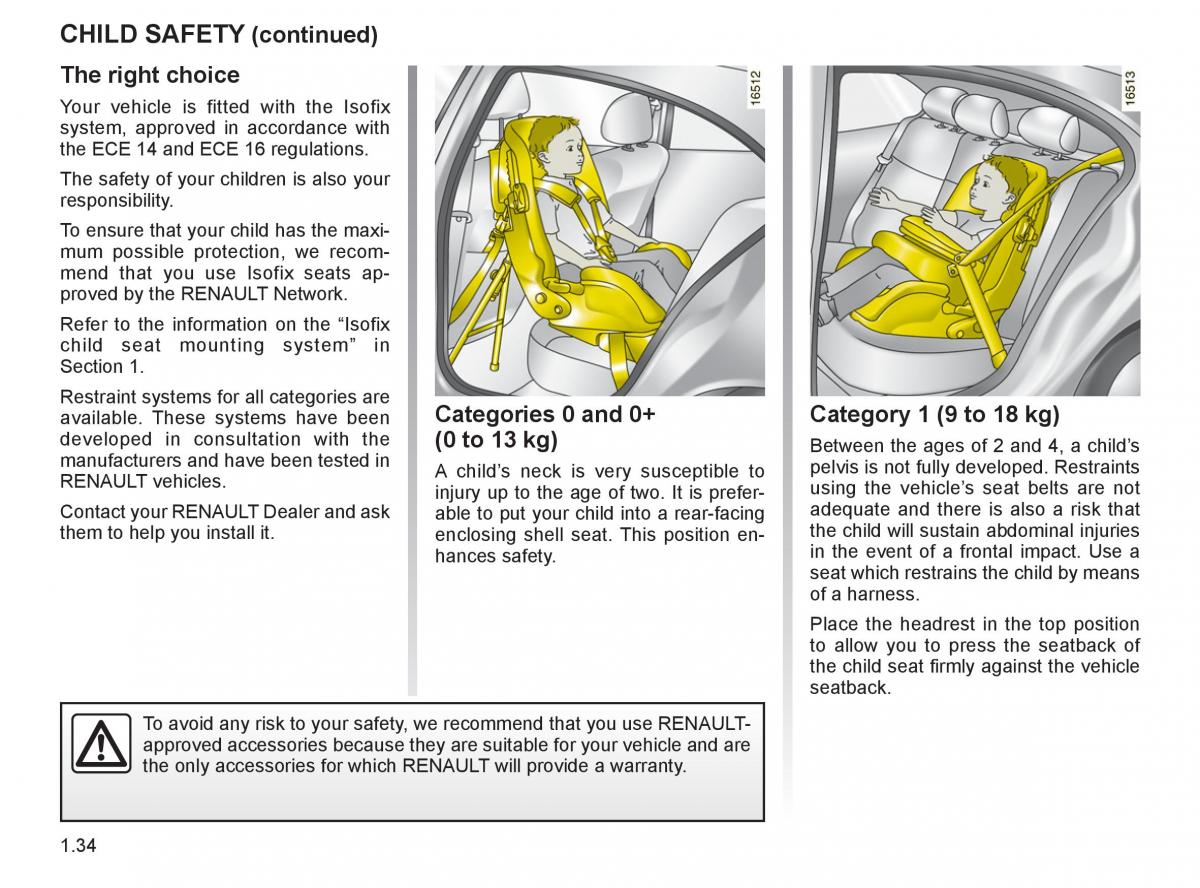 Renault Espace IV 4 owners manual / page 43