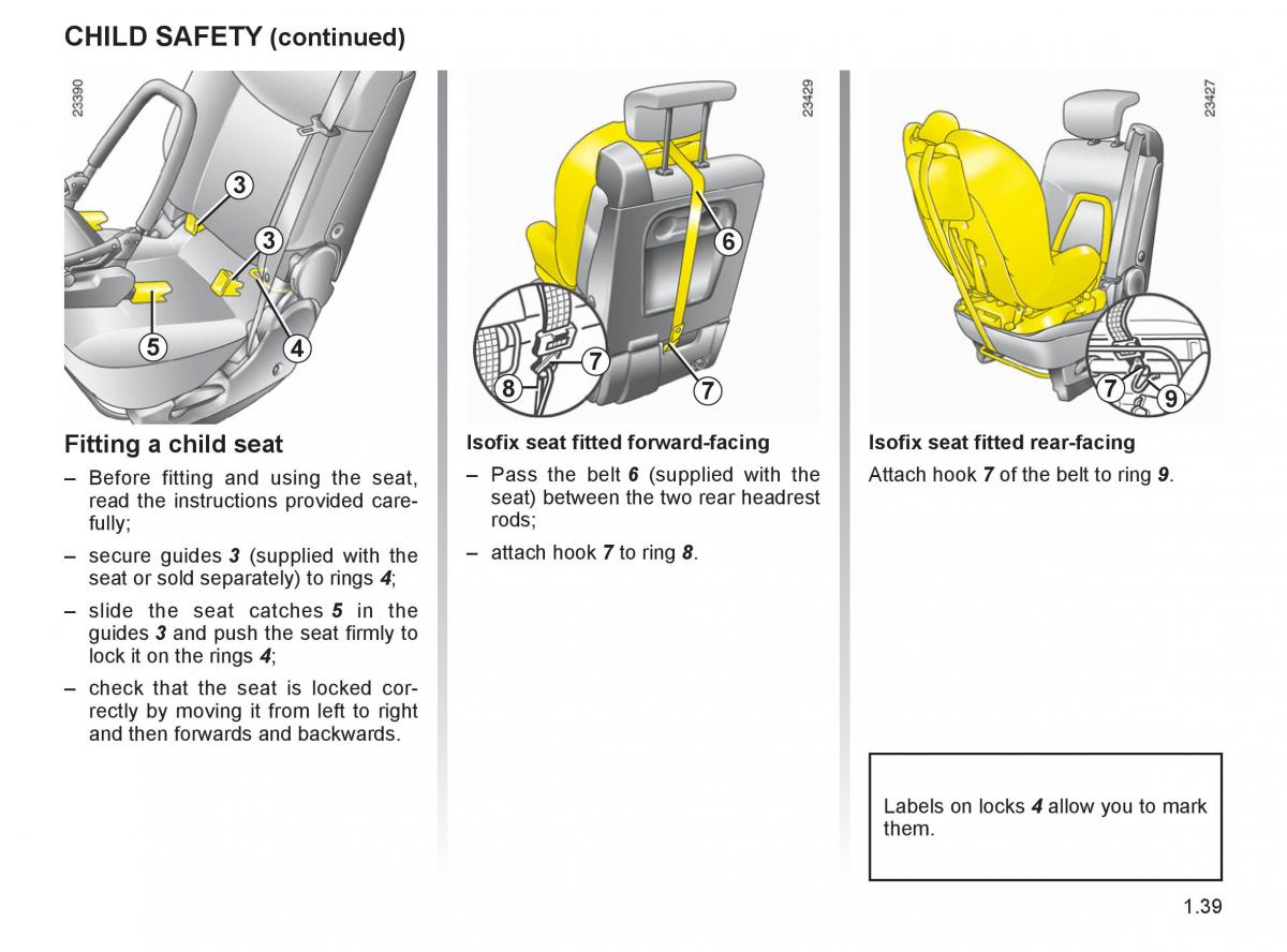 Renault Espace IV 4 owners manual / page 48