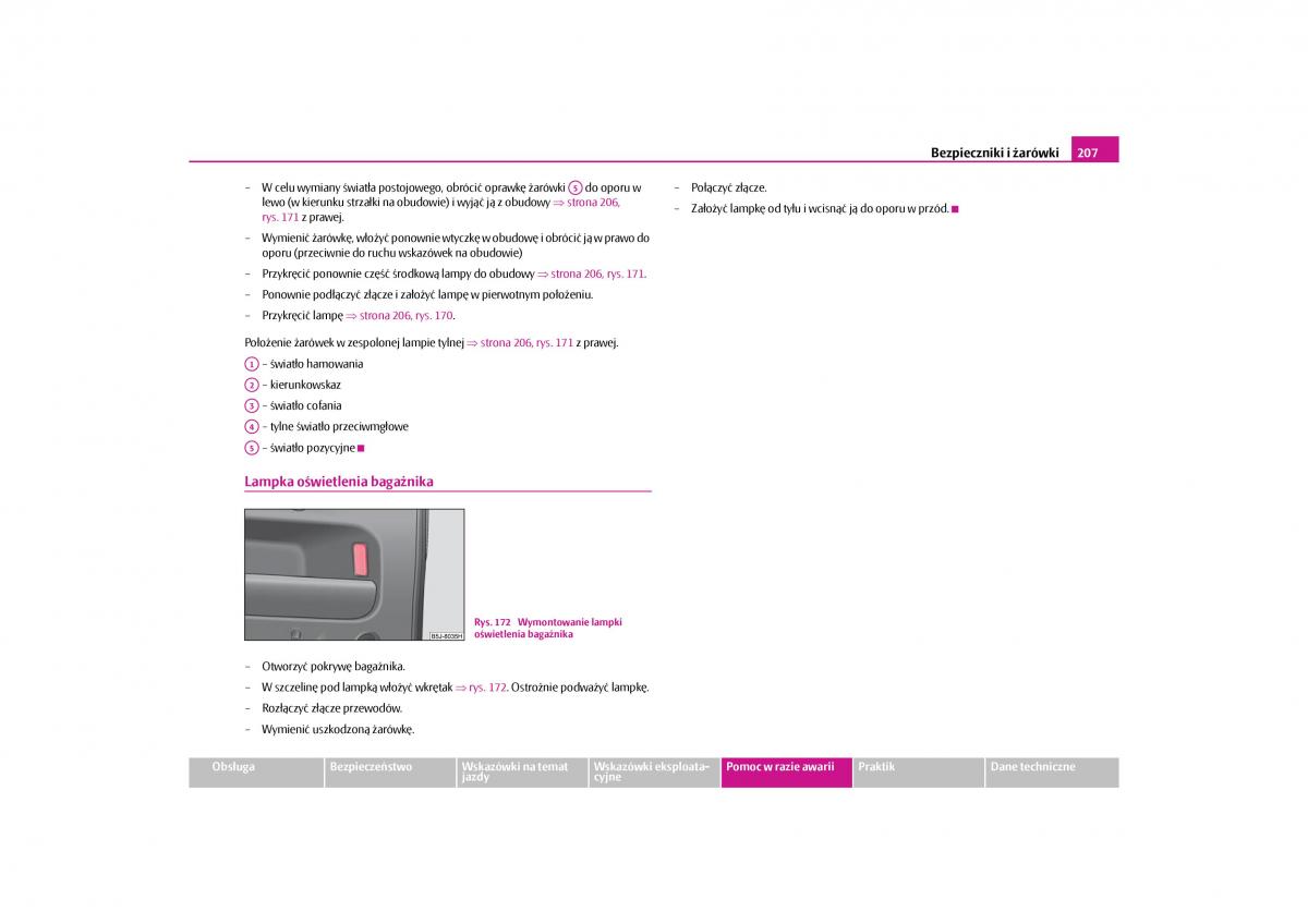 Skoda Roomster instrukcja obslugi / page 209